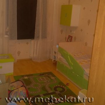 Кровать Дельфин 1,6 м, салатовый глянец Кровать Дельфин 1,6 м, салатовый глянец