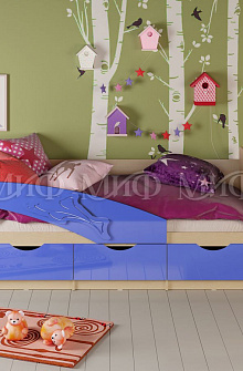 Недорогие Кровать Дельфин 1,8 м с доставкой по Екатеринбургу предлагает интернет-магазин Мебелька! Здесь вы можете выбрать и купить детскую мебель по доступной цене.