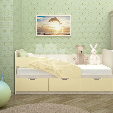 Недорогие Кровать Дельфин 2,0 м с доставкой по Екатеринбургу предлагает интернет-магазин Мебелька! Здесь вы можете выбрать и купить детскую мебель по доступной цене.