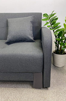 Диван-кровать Поло с подлокотниками Grafit