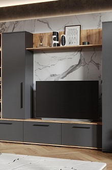 Гостиная Леванте дуб вотан/графит