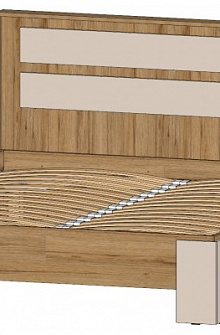 Кровать Ленора 1600 Дуб вотан/Кашемир