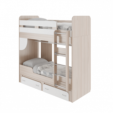 Недорогие Кровать двухъярусная OSTIN Модуль 25 с доставкой по Екатеринбургу предлагает интернет-магазин Мебелька! Здесь вы можете выбрать и купить детскую мебель по доступной цене.