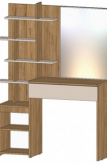 Стол Ленора туалетный Дуб вотан/Кашемир