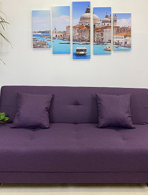 Диван-кровать Поло Эконом Plum