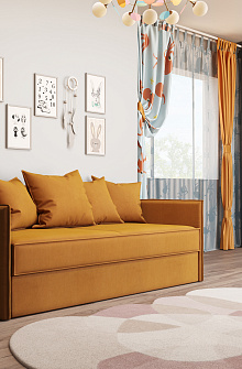 Диван-кровать с ящиком Ника 3БД