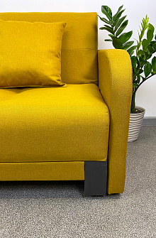 Диван-кровать Поло с подлокотниками Yellow