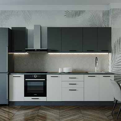 Недорогие Гарнитур кухонный Лофт-2800 с доставкой по Екатеринбургу предлагает интернет-магазин Мебелька! Здесь вы можете выбрать и купить мебель для кухни по доступной цене.