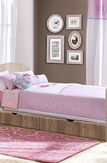Недорогие Кровать с ящиками Юниор-6 ПМ-5 с доставкой по Екатеринбургу предлагает интернет-магазин Мебелька! Здесь вы можете выбрать и купить детскую мебель по доступной цене.