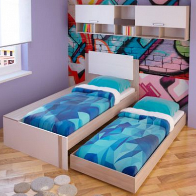 Недорогие Кровать Волкер модуль 14 с доставкой по Екатеринбургу предлагает интернет-магазин Мебелька! Здесь вы можете выбрать и купить детскую мебель по доступной цене.
