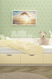 Недорогие Кровать Дельфин 2,0 м с доставкой по Екатеринбургу предлагает интернет-магазин Мебелька! Здесь вы можете выбрать и купить детскую мебель по доступной цене.