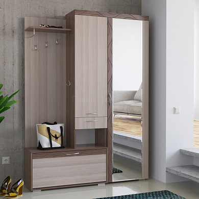 Недорогие Прихожая Лео с доставкой по Екатеринбургу предлагает интернет-магазин Мебелька! Здесь вы можете выбрать и купить мебель для прихожей по доступной цене.