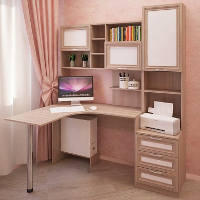 Недорогие Стол угловой OSTIN со стеллажом для принтера с доставкой по Екатеринбургу предлагает интернет-магазин Мебелька! Здесь вы можете выбрать и купить детскую мебель по доступной цене.