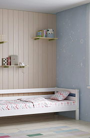 Недорогие Кровать Соня вариант 2 с задней защитой с доставкой по Екатеринбургу предлагает интернет-магазин Мебелька! Здесь вы можете выбрать и купить детскую мебель по доступной цене.
