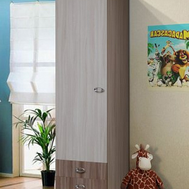Недорогие Шкаф для платья Юниор-6 ПМ-13 с доставкой по Екатеринбургу предлагает интернет-магазин Мебелька! Здесь вы можете выбрать и купить детскую мебель по доступной цене.