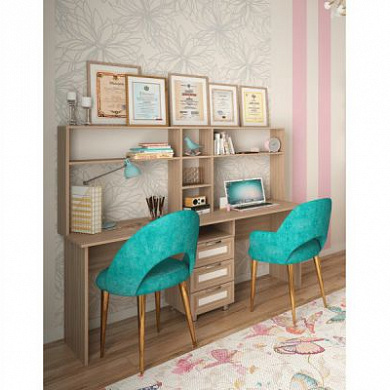 Недорогие Стол двойной OSTIN с надстройкой с доставкой по Екатеринбургу предлагает интернет-магазин Мебелька! Здесь вы можете выбрать и купить детскую мебель по доступной цене.