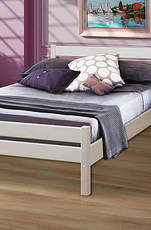 Недорогие Кровать двойная В-1 1200 мм с доставкой по Екатеринбургу предлагает интернет-магазин Мебелька! Здесь вы можете выбрать и купить спальные гарнитуры по доступной цене.