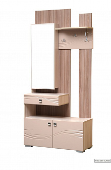Недорогие Шкаф комбинированный Визит-5 ВМ-2 с доставкой по Екатеринбургу предлагает интернет-магазин Мебелька! Здесь вы можете выбрать и купить мебель для прихожей по доступной цене.