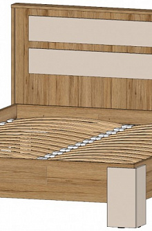 Кровать Ленора 1400 Дуб вотан/Кашемир