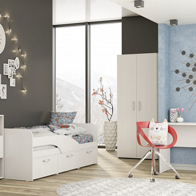 Недорогие Кровать с ящиками Ральф с доставкой по Екатеринбургу предлагает интернет-магазин Мебелька! Здесь вы можете выбрать и купить детскую мебель по доступной цене.
